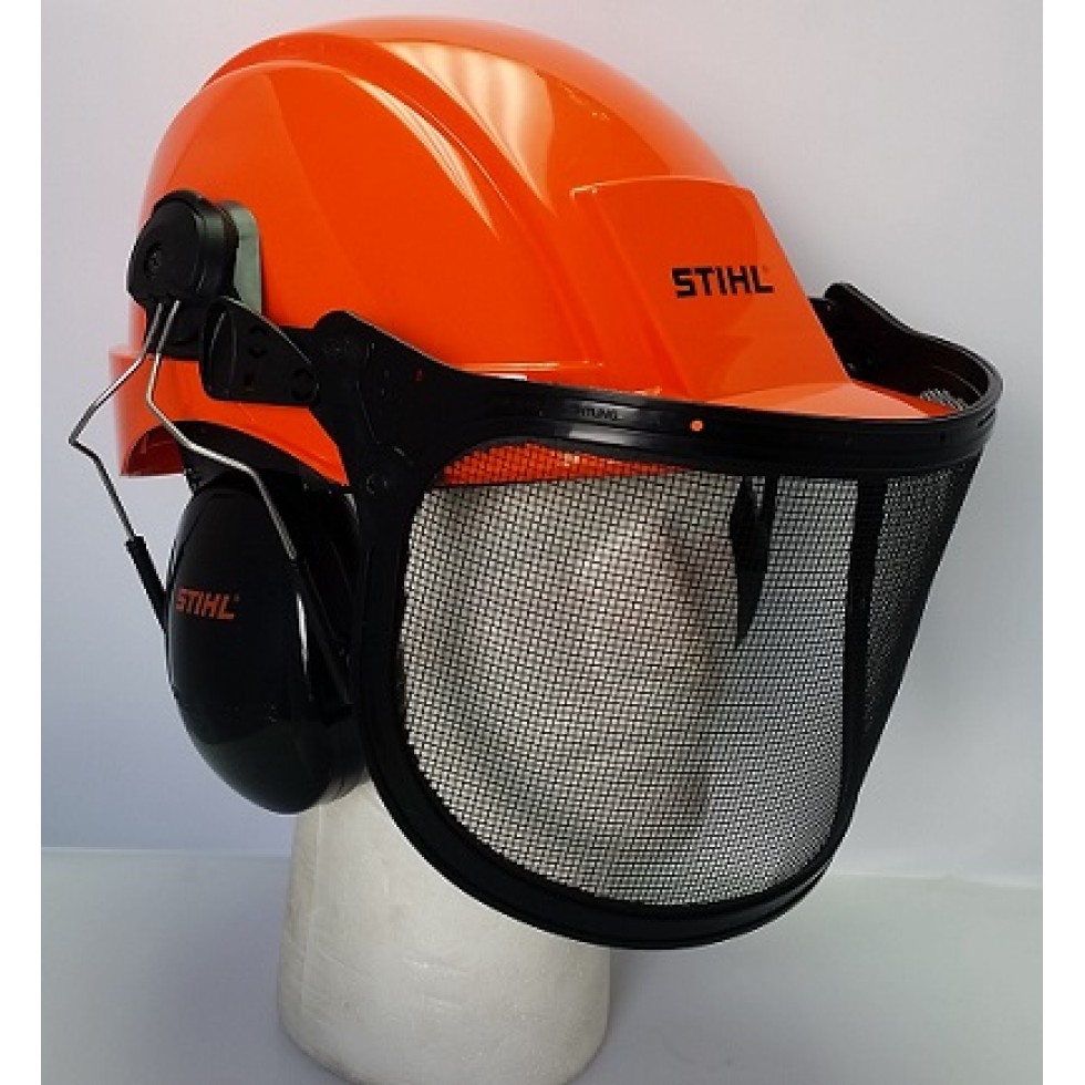 Stihl Système de casque A (Classe E) - ANSI - Type 1, Classe E avec visière  en filet en vente à Saint-Pascal - Jean Morneau