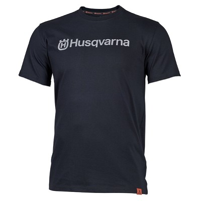 T-shirt à manches courtes noir Husqvarna